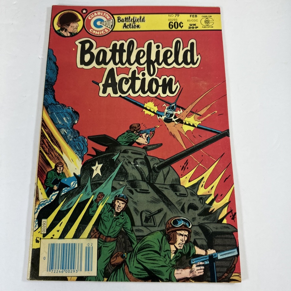 Battlefield Action Comic Volume 6 No 79 Feb 1983 Korea Charlton Comics Used